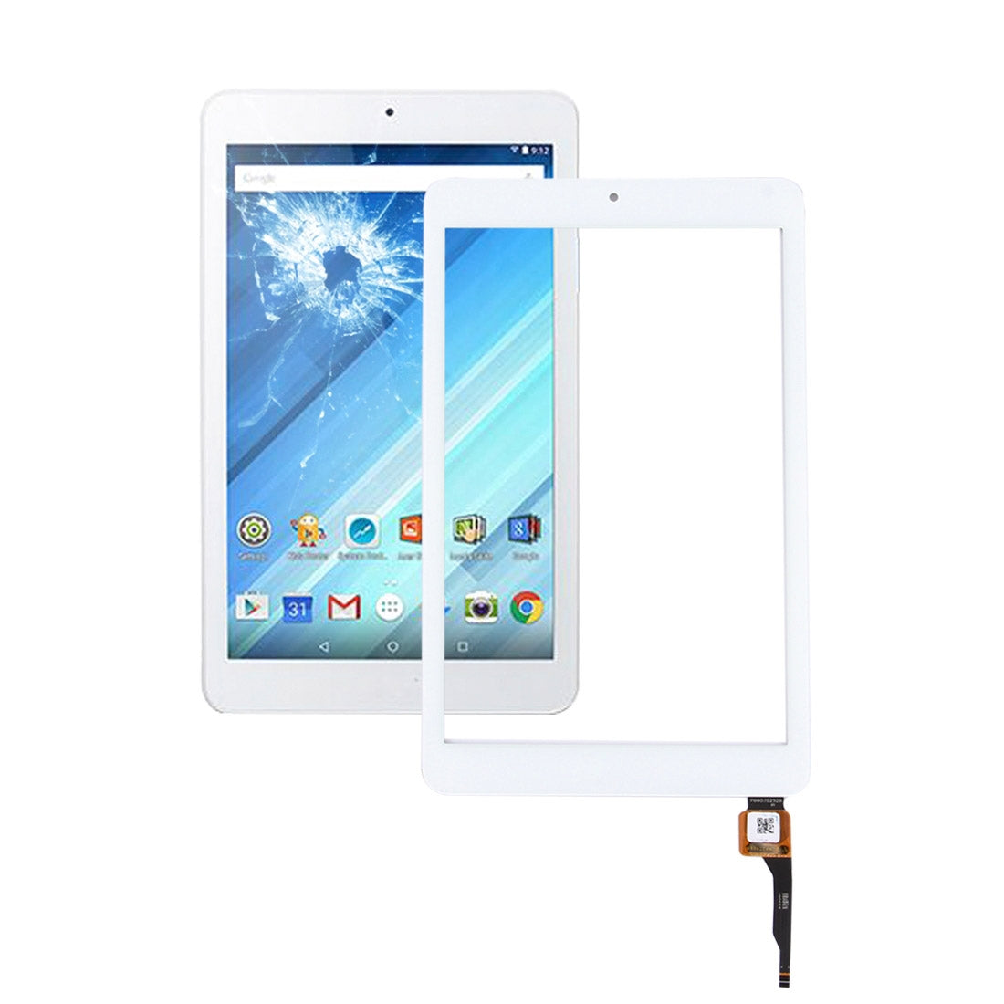 Touch Screen Digitizer Acer Iconia One 8 B1-850 White