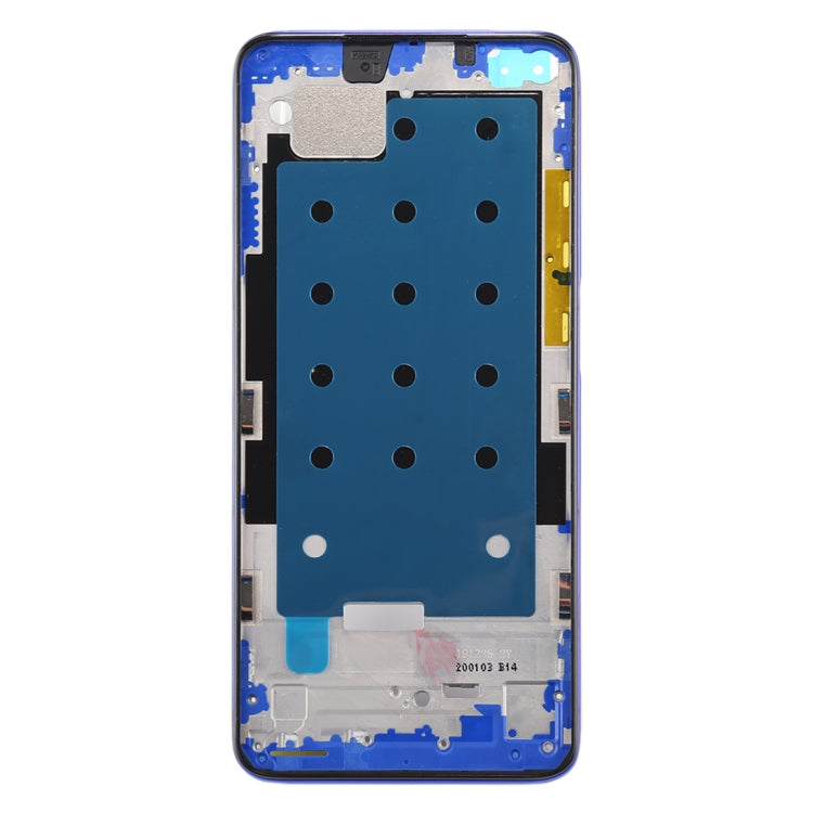 Plaque de cadre LCD du boîtier avant pour Xiaomi Redmi K30 5G (Bleu)