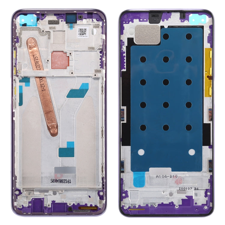 Placa de Bisel de Marco LCD de Carcasa Frontal Para Xiaomi Redmi K30 5G (Morado)