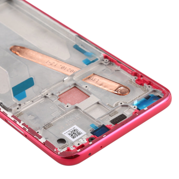 Plaque de cadre LCD du boîtier avant pour Xiaomi Redmi K30 5G (rouge)