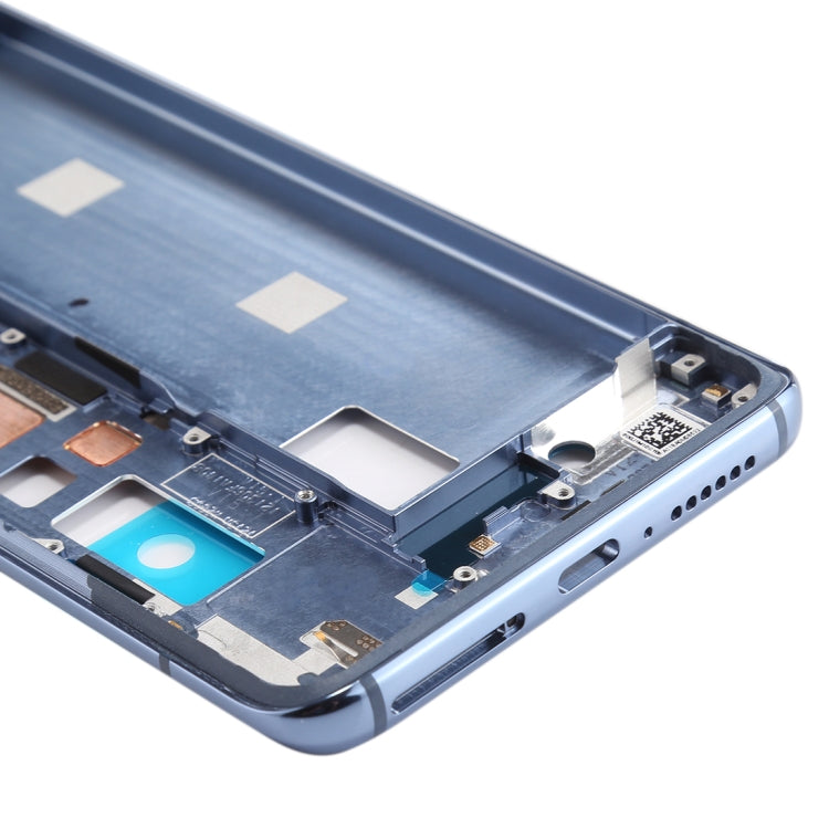 Placa de Bisel de Marco LCD de Carcasa Frontal Para Xiaomi MI 10 5G / MI 10 Pro 5G (Gris)