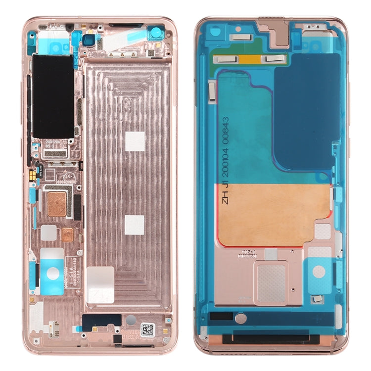 Placa de Bisel de Marco LCD de Carcasa Frontal Para Xiaomi MI 10 5G / MI 10 Pro 5G (Dorado)