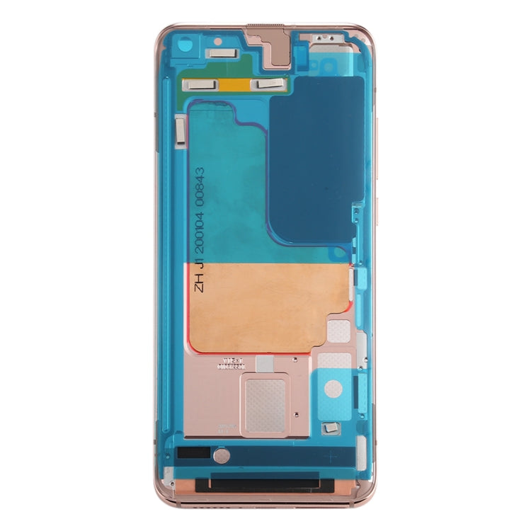 Placa de Bisel de Marco LCD de Carcasa Frontal Para Xiaomi MI 10 5G / MI 10 Pro 5G (Dorado)