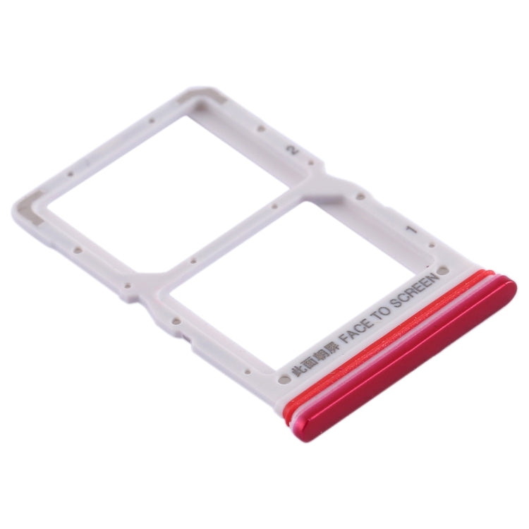 SIM Card Tray + SIM Card Tray for Xiaomi Redmi K30 5G (Red)