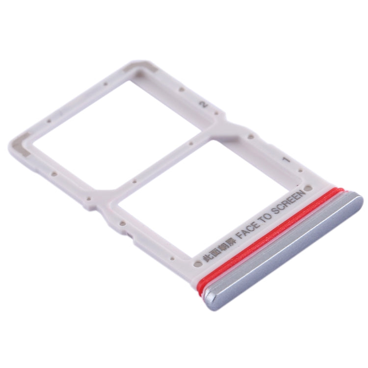 SIM Card Tray + SIM Card Tray for Xiaomi Redmi K30 5G (Silver)