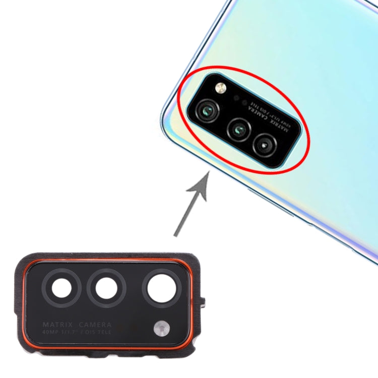 Couvercle d'objectif d'appareil photo d'origine pour Huawei Honor V30 (Orange)