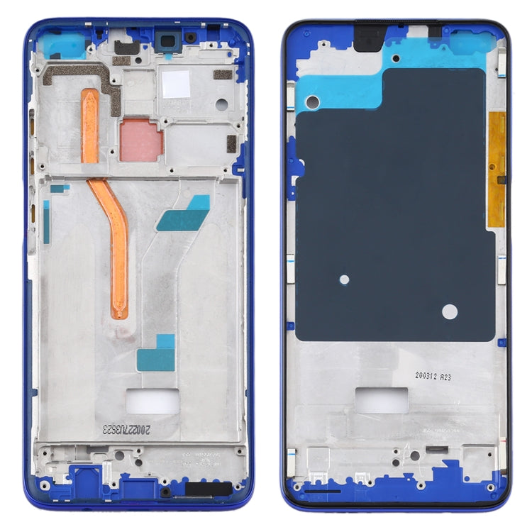 Front Housing LCD Frame Bezel Plate for Xiaomi Redmi K30 4G Version (Blue)