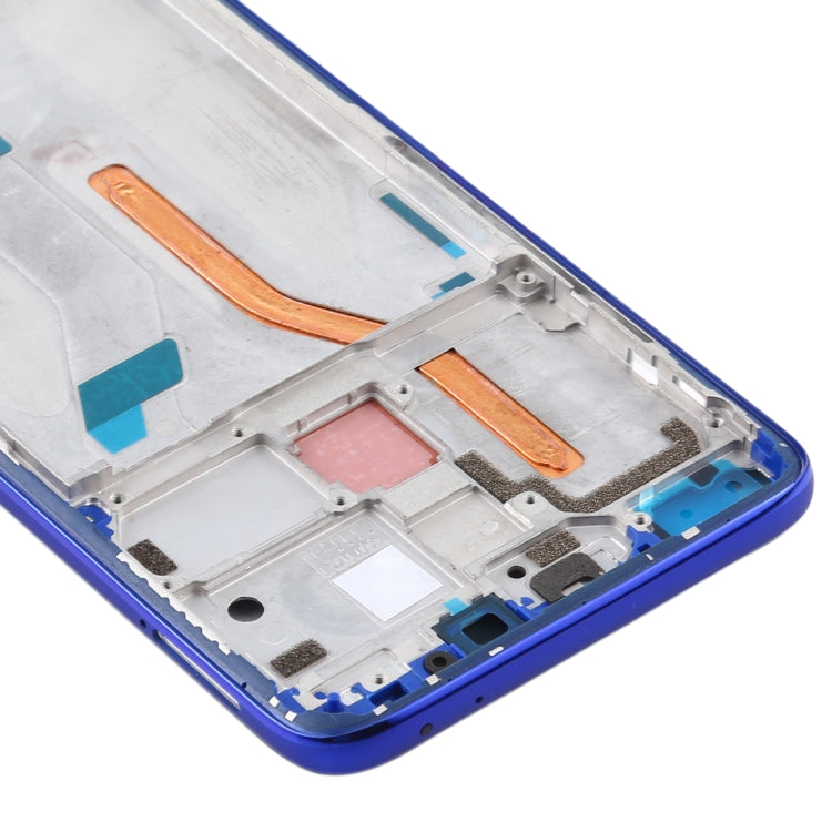 Placa de Bisel de Marco LCD de Carcasa Frontal Para Xiaomi Redmi K30 Versión 4G (Azul)