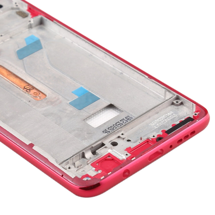 Placa de Bisel de Marco LCD de Carcasa Frontal Para Xiaomi Redmi K30 Versión 4G (Rojo)