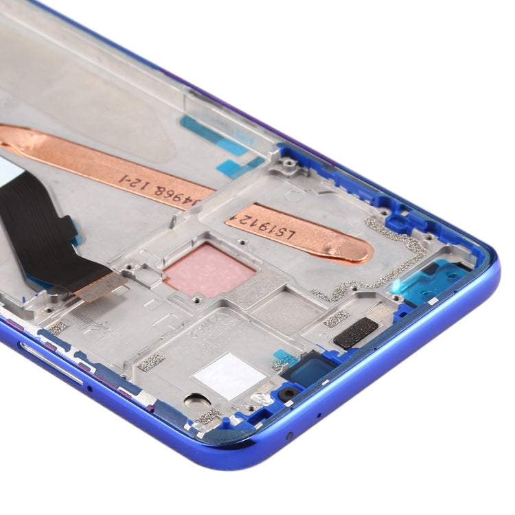 Pantalla LCD y Montaje Completo del Digitalizador con Marco Para Xiaomi Redmi K30 5G (Azul)