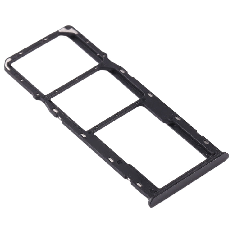 SIM Card Tray + SIM Card Tray + Micro SD Card Tray for Oppo Realme 5 (Black)