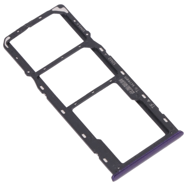 Carte SIM + Carte SIM + Plateau de Carte Micro SD pour Oppo Realme 5 (Violet)
