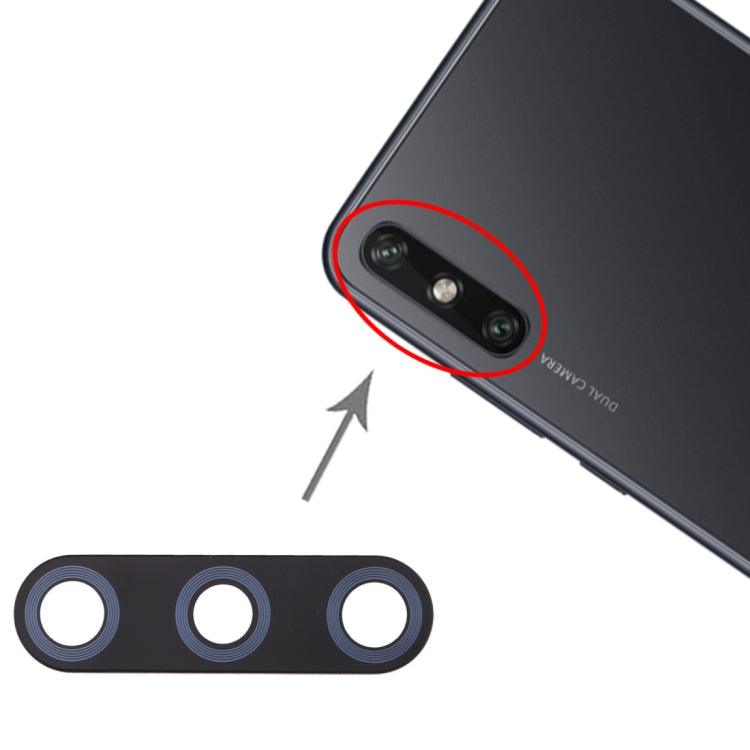 Lentille de caméra arrière 10 pièces pour Huawei Enjoy 10E