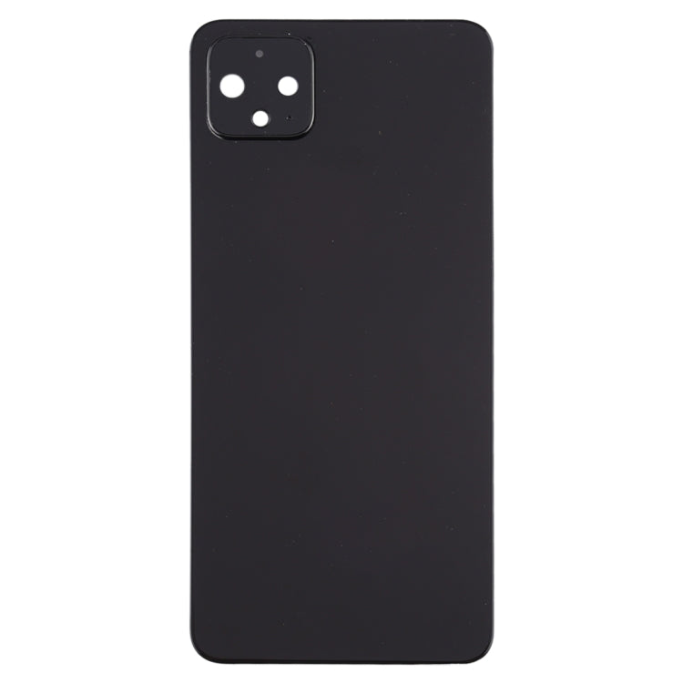 Battery Back Cover with Camera Lens Cover for Google Pixel 4 (Black)