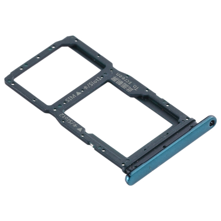 SIM Card Tray + SIM Card Tray / Micro SD Card Tray for Huawei Enjoy 10 Plus (Green)