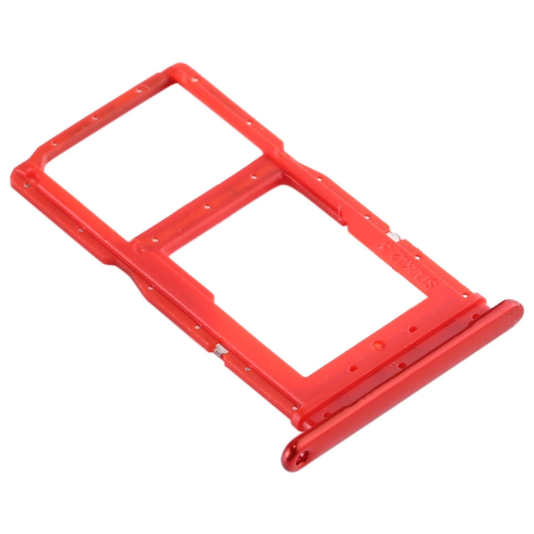Bandeja de Tarjeta SIM + Bandeja de Tarjeta SIM / Bandeja de Tarjeta Micro SD Para Huawei Enjoy 10 Plus (Rojo)