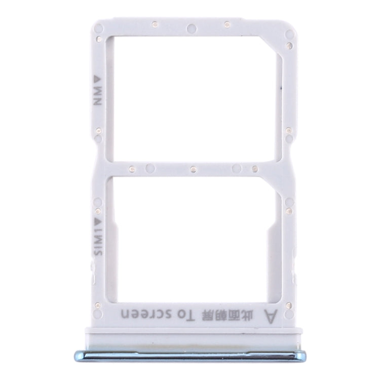 SIM Card Tray + NM Card Tray for Huawei Enjoy 10s / Honor Play 4T Pro (Blue)
