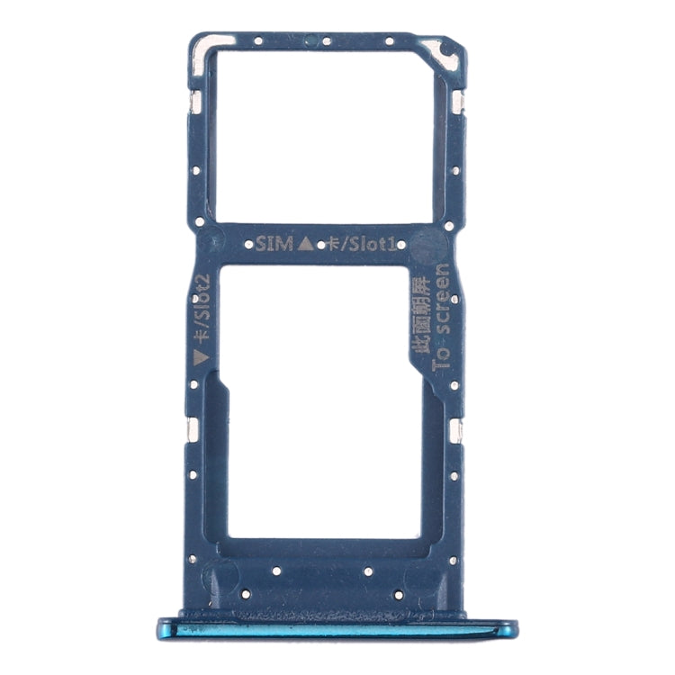 SIM Card Tray + SIM Card Tray / Micro SD Card Tray for Huawei Enjoy 9S (Blue)
