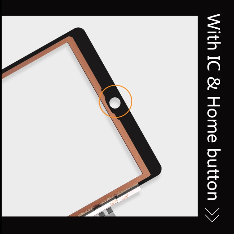 Écran tactile pour iPad 9,7 pouces (version 2018) A1954 A1893 (noir)