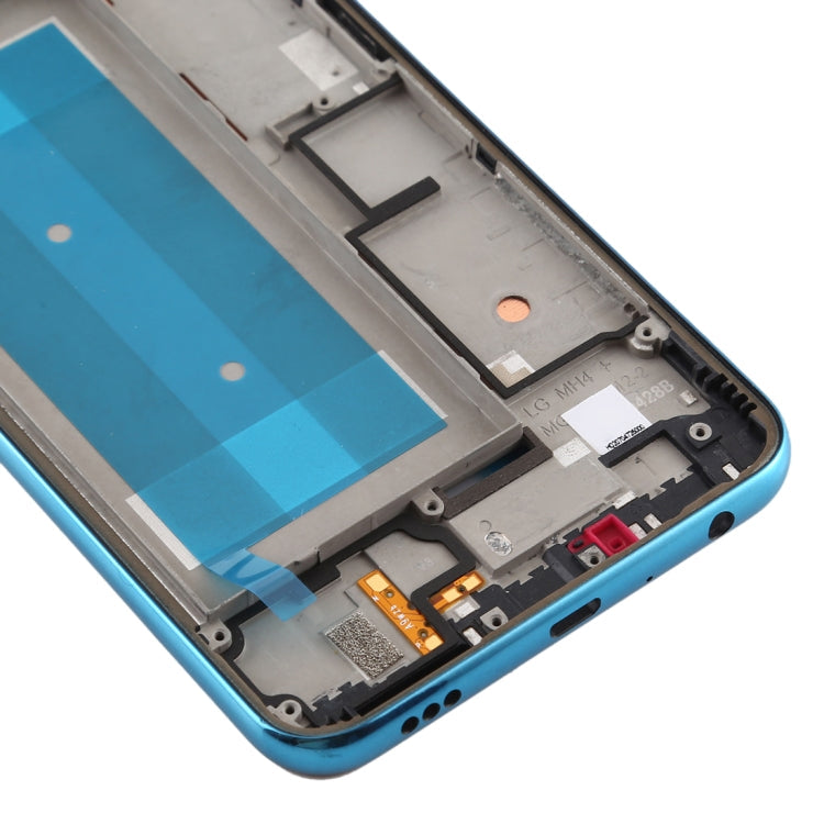 LG K50 / K12 Max / LMX520BMW / LMX520EMW Plaque frontale du cadre LCD du boîtier (Version double SIM) (Bleu)