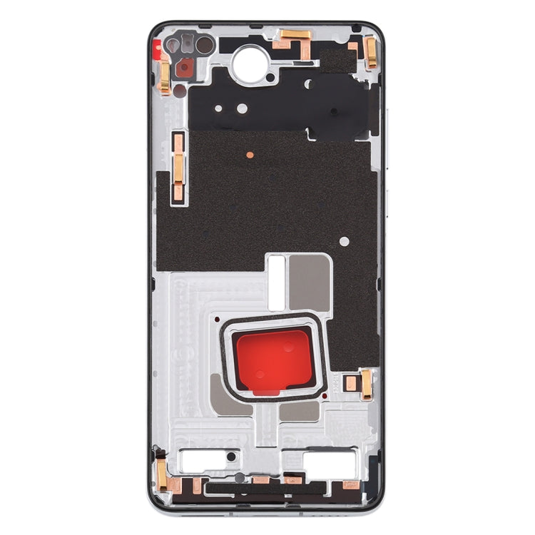 Original Middle Frame Bezel Plate with Side Keys for Huawei P40 (Silver)