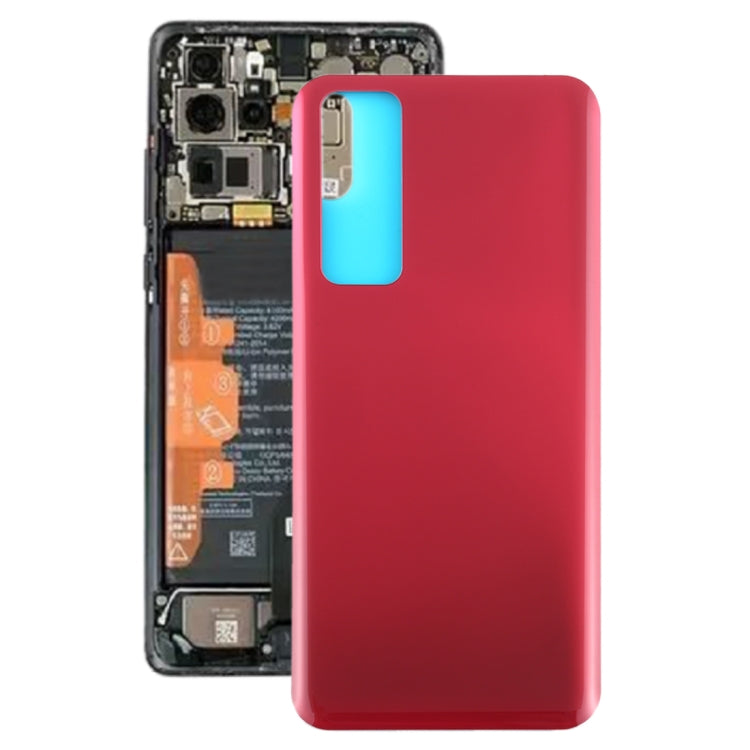 Tapa Trasera de Batería Para Huawei Nova 7 5G (Roja)