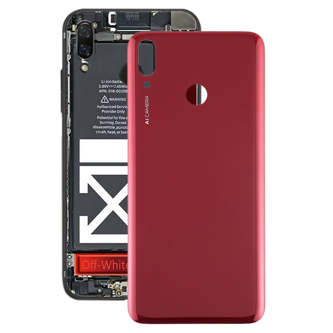 Tapa Bateria Back Cover Huawei Enjoy 9 Plus Rojo