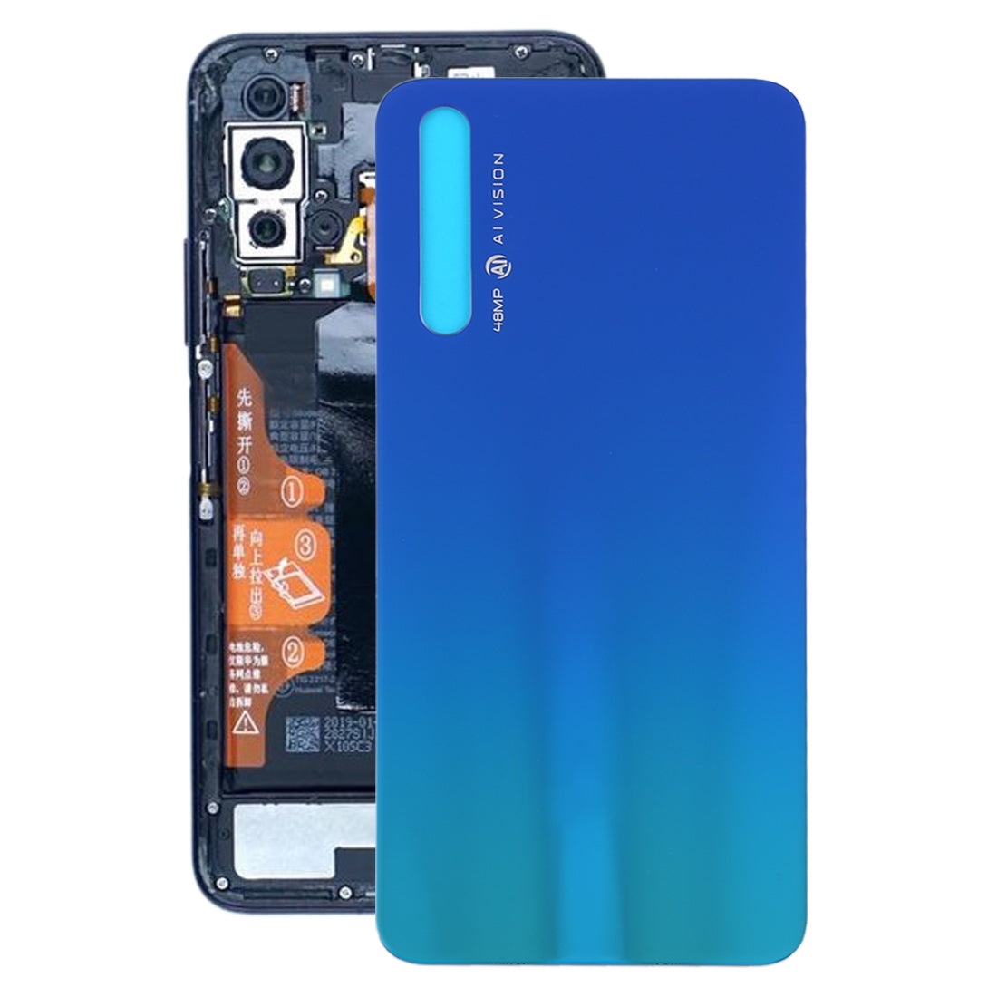 Battery Cover Back Cover Huawei Honor 20S Blue