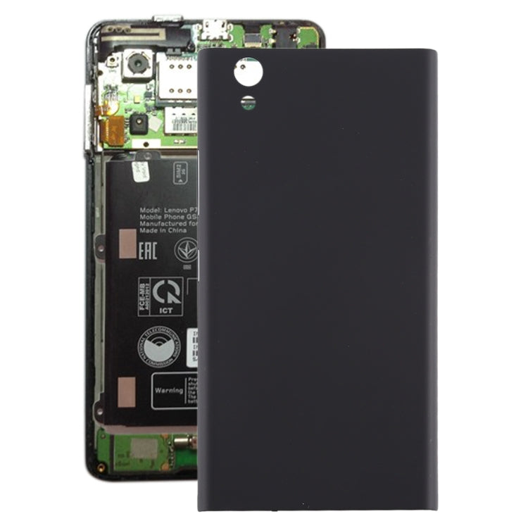 Couvercle arrière de la batterie avec touches latérales pour Lenovo P70 / P70a (noir)