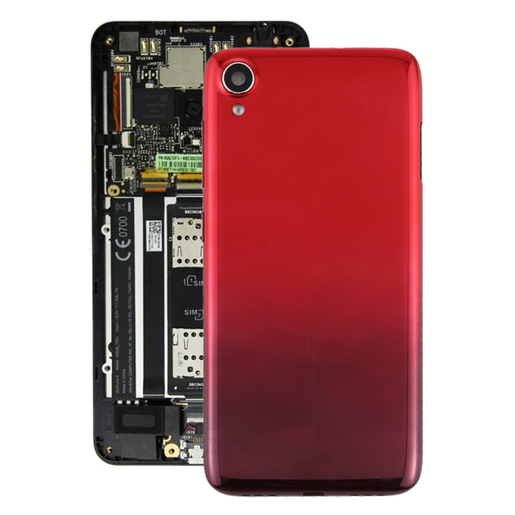 Coque arrière de batterie avec touches latérales pour Asus Zenfone Live (L2) (Rouge)