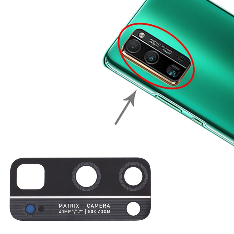 Lentille de caméra arrière 10 pièces pour Huawei Honor 30 Pro