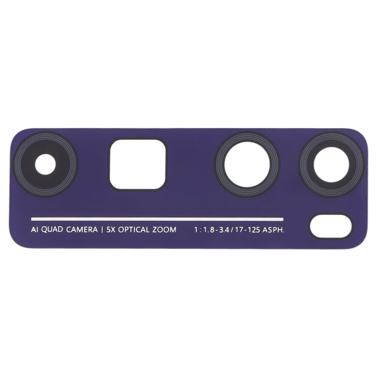 10 Pieces Rear Camera Lens for Huawei Nova 7 Pro 5G (Purple)