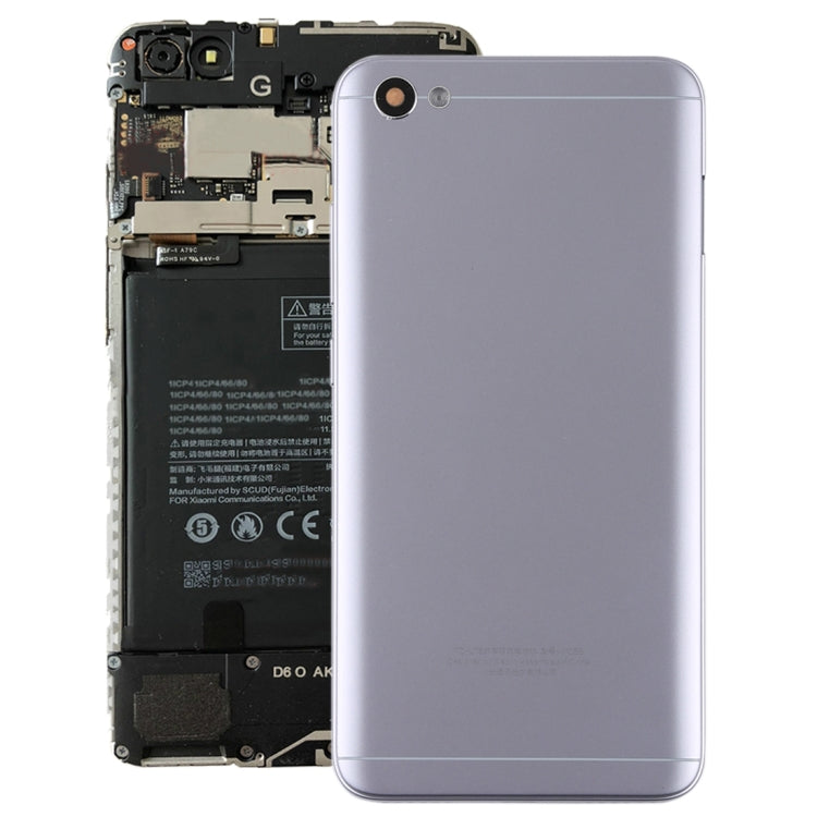 Carcasa Trasera con Lente de Cámara y Teclas Laterales Para Xiaomi Redmi Note 5A (Gris)