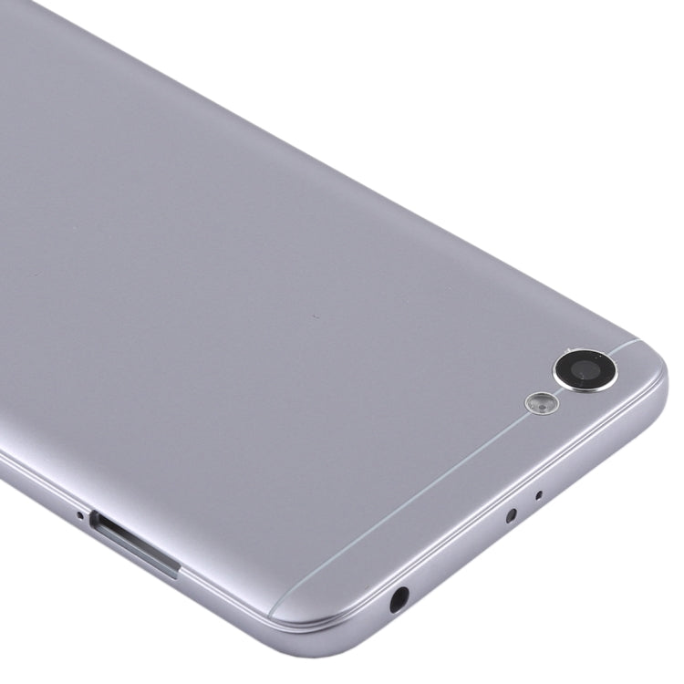 Coque arrière avec objectif de caméra et touches latérales pour Xiaomi Redmi Note 5A (Gris)