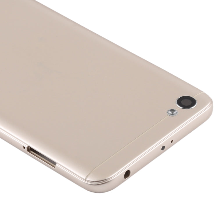 Back Cover with Camera Lens and Side Keys for Xiaomi Redmi Note 5A (Gold)