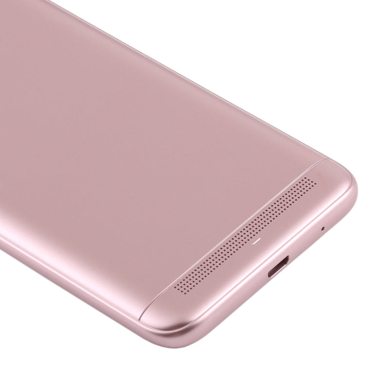 Boîtier arrière avec objectif de caméra et touches latérales pour Xiaomi Redmi 5A (or rose)