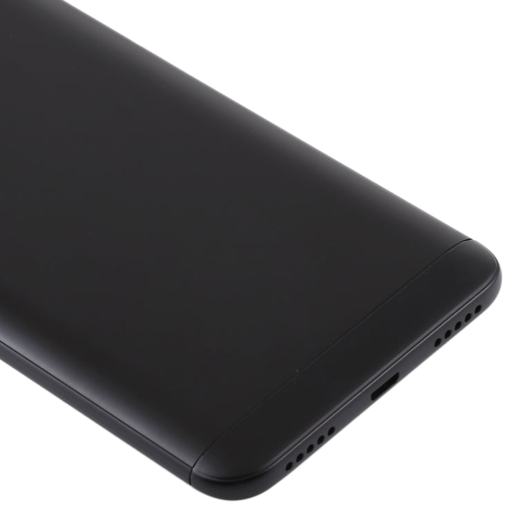 Coque arrière avec objectif de caméra et touches latérales pour Xiaomi Redmi 5 Plus (Noir)