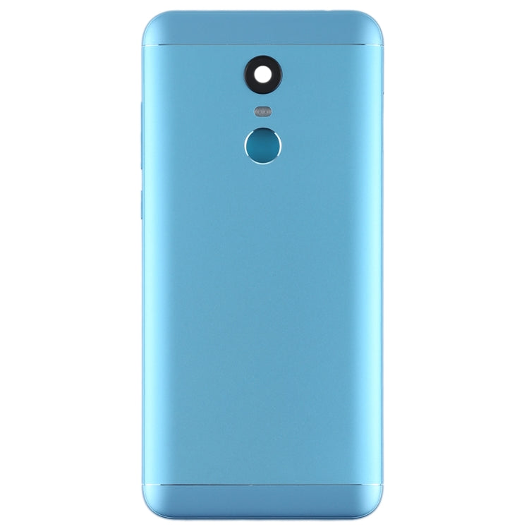 Coque arrière avec objectif de caméra et touches latérales pour Xiaomi Redmi 5 Plus (Bleu)