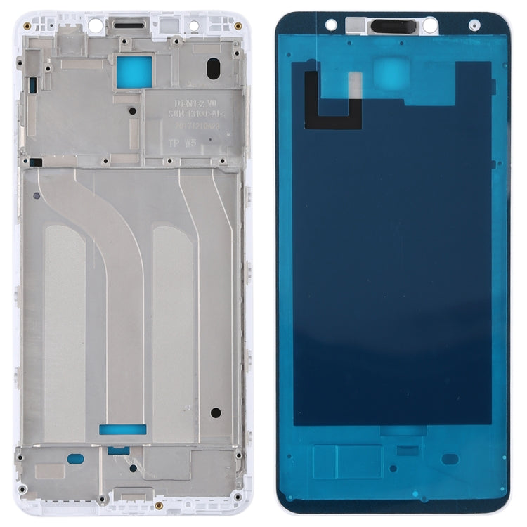 Lunette de cadre LCD du boîtier avant pour Xiaomi Redmi 5 (Blanc)