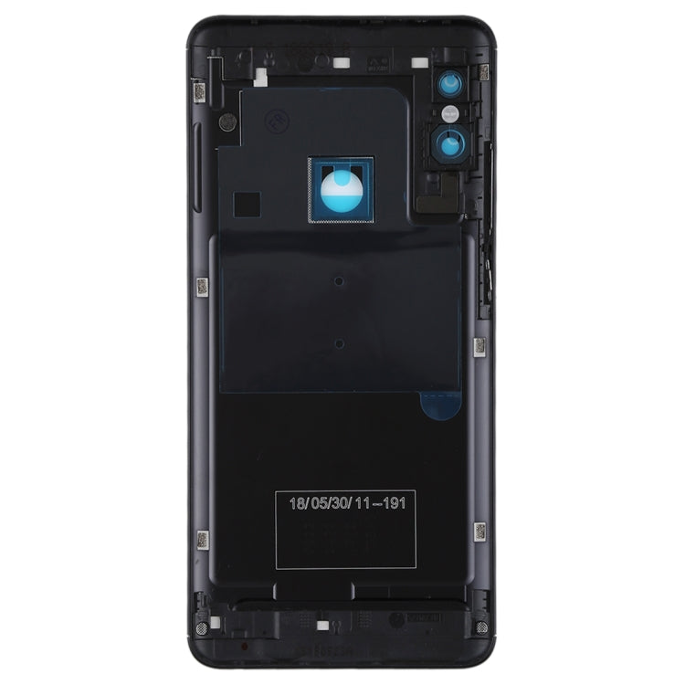 Coque arrière avec objectif de caméra et touches latérales pour Xiaomi Redmi Note 5 (Noir)