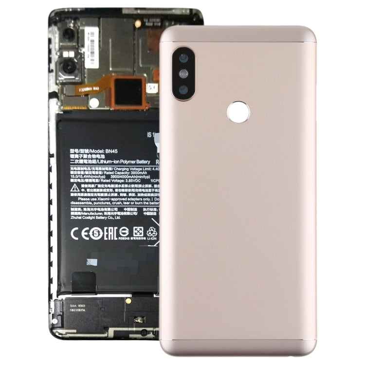 Back Cover with Camera Lens and Side Keys for Xiaomi Redmi Note 5 (Gold)