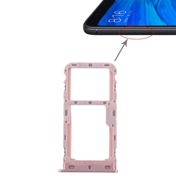 2 Plateau de Carte SIM / Plateau de Carte Micro SD pour Xiaomi Redmi 5 (Or Rose)