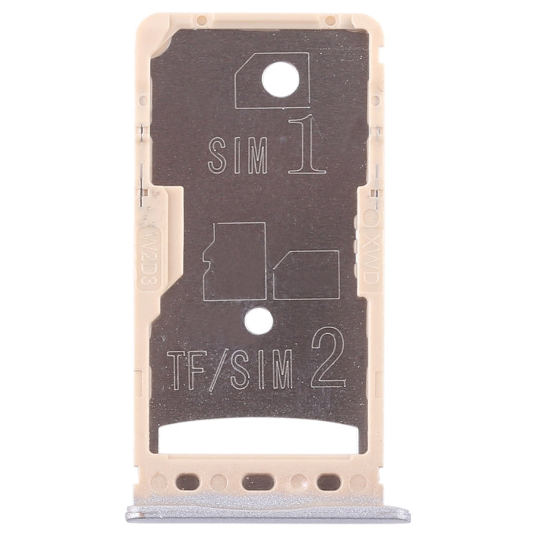 2 Tiroir Carte SIM / Tiroir Carte Micro SD pour Xiaomi Redmi 5A (Gris)