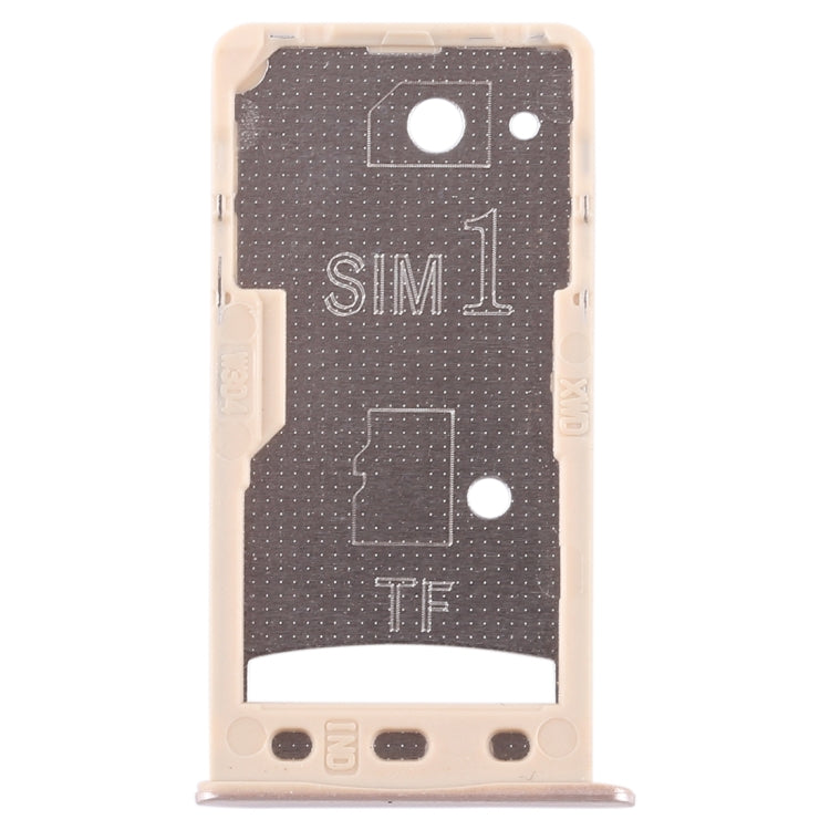 2 Bandeja Para Tarjeta SIM / Bandeja Para Tarjeta Micro SD Para Xiaomi Redmi 5A (Dorado)