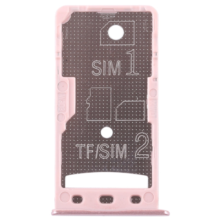 2 Bandeja Para Tarjeta SIM / Bandeja Para Tarjeta Micro SD Para Xiaomi Redmi 5A (Oro Rosa)