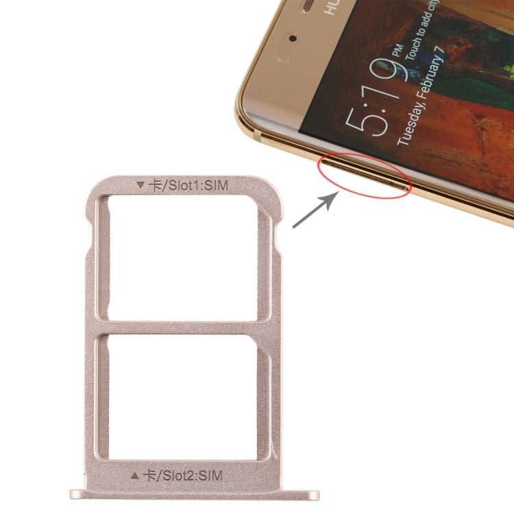 Bandeja Tarjeta SIM + Bandeja Tarjeta SIM Para Huawei Mate 9 Pro (Dorado)