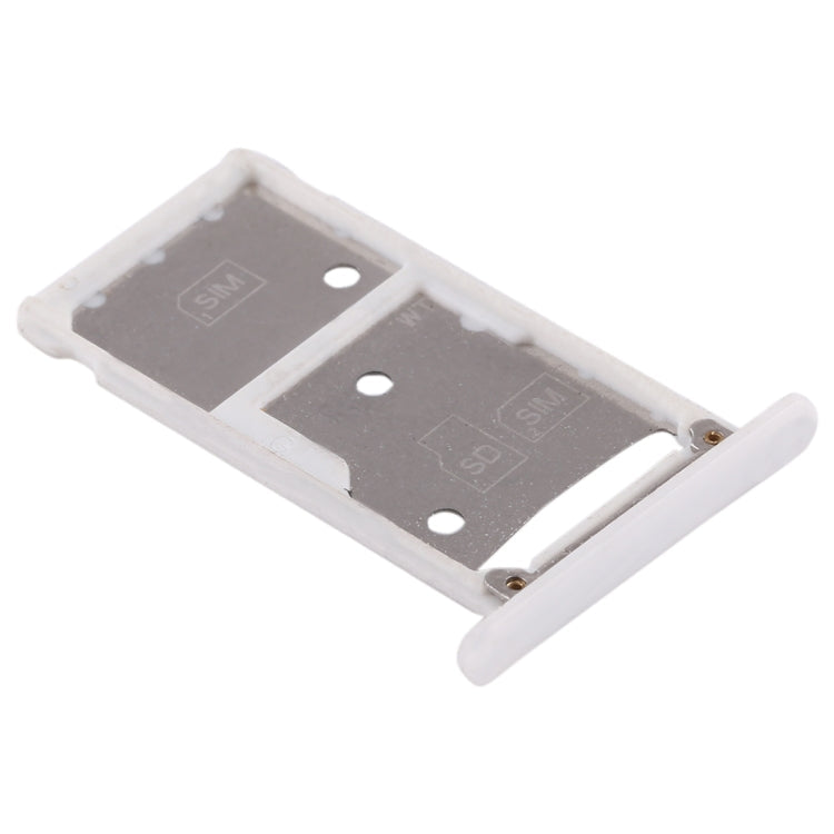 2 SIM-Kartenfach / Micro-SD-Kartenfach für Huawei Enjoy 6 / AL00 (Weiß)