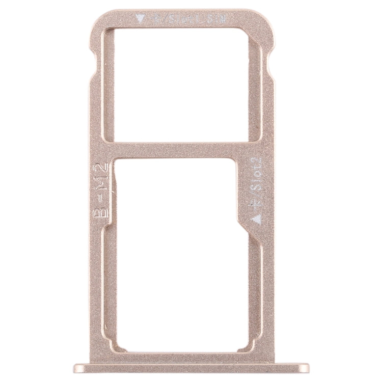 SIM Card Tray + SIM Card / Micro SD Card Tray for Huawei G9 Plus (Gold)