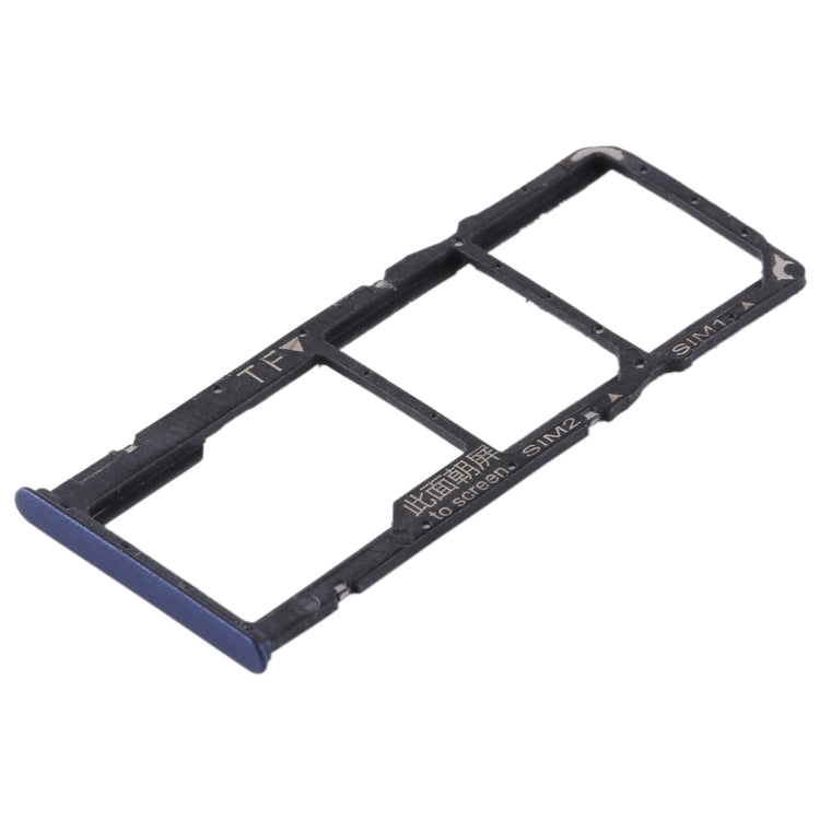 2 Tiroir Carte SIM + Tiroir Carte Micro SD pour Huawei Enjoy 8 Plus (Bleu)
