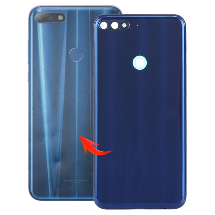 Coque arrière avec touches latérales pour Huawei Enjoy 8 (Bleu)